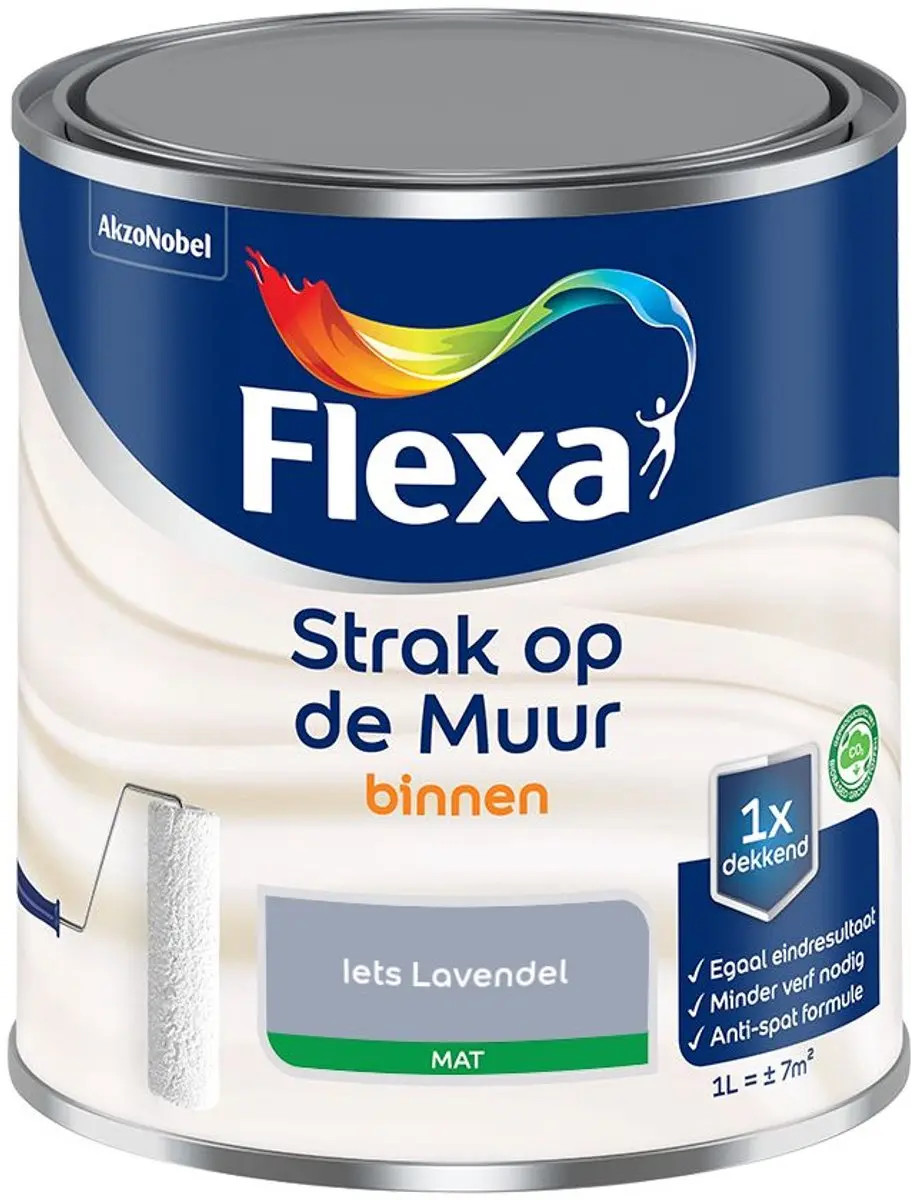 Flexa Strak Op De Muur Binnen Mat Mengverf 1L