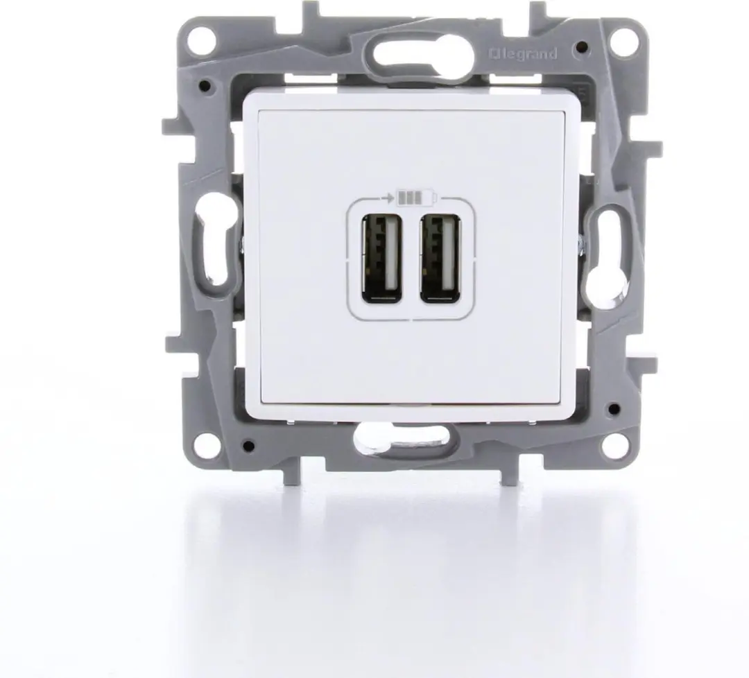 Legrand NILOÉ Dubbele USB Inbouwlader