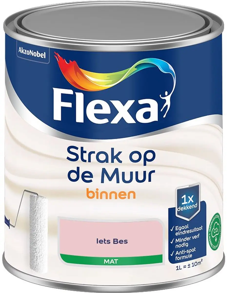 Flexa Strak Op De Muur Binnen Mat Mengverf Iets Bes 1L