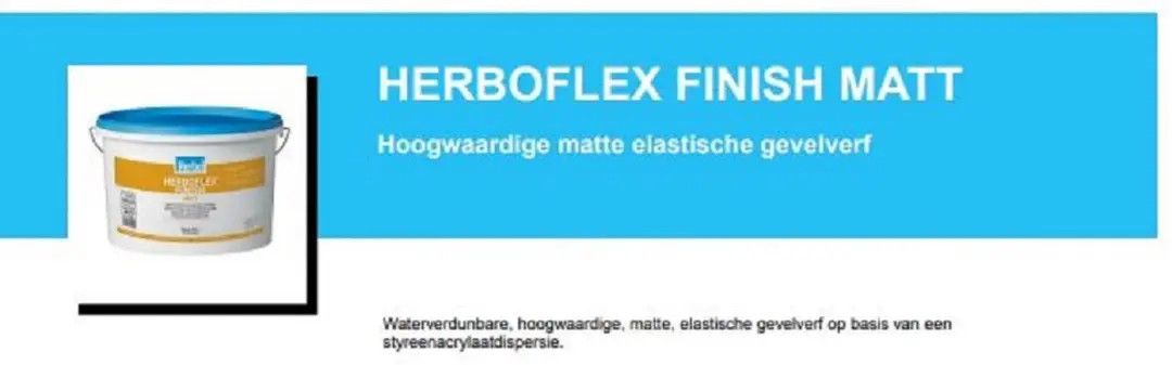 Sikkens Herboflex Finish 5L Matt - 0001 Wit - Beton