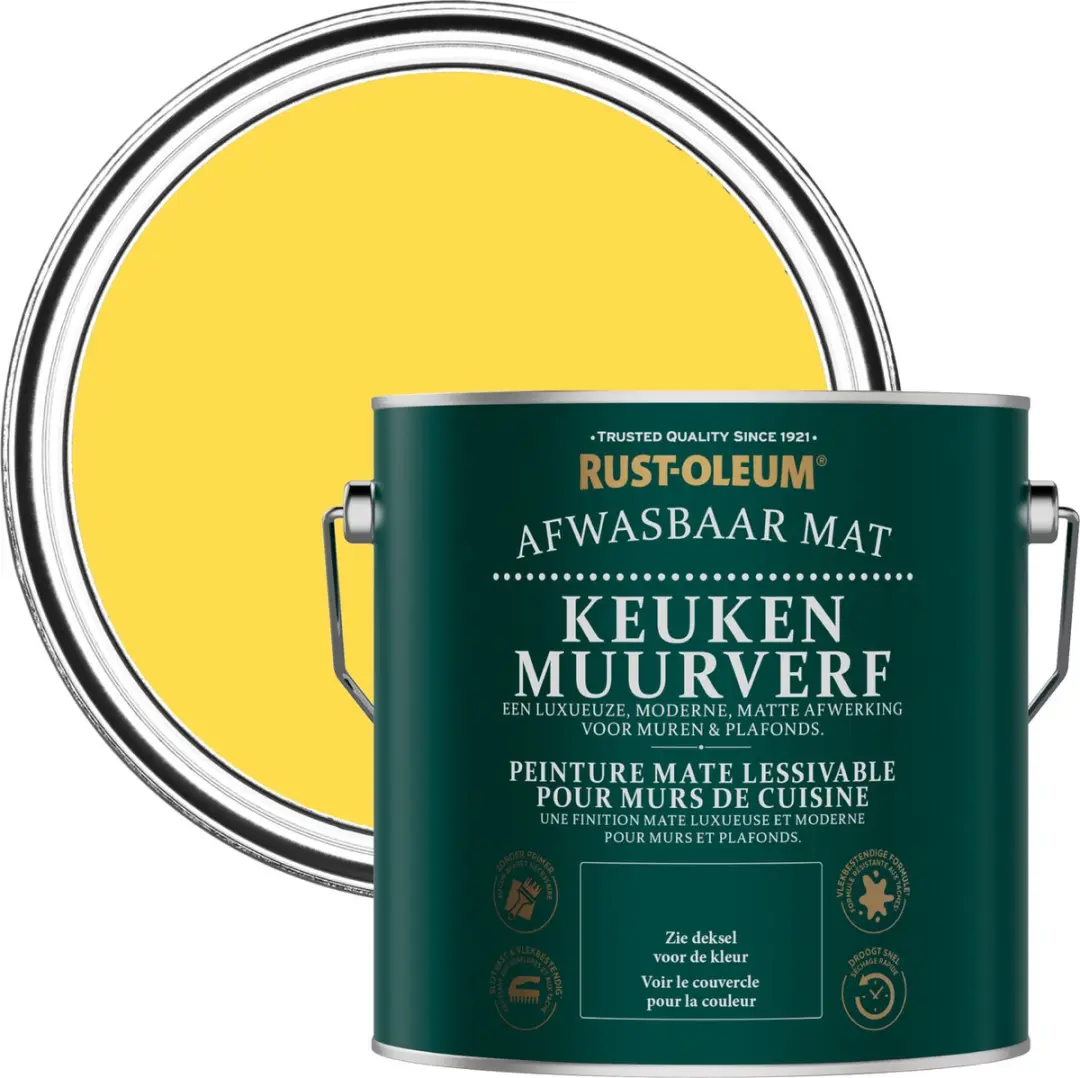 Rust-Oleum Geel Keukenverf Citroensorbet 2,5L
