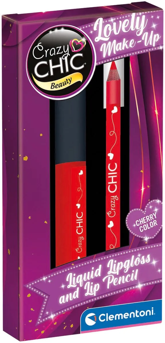 Clementoni Cazy Chic Queen Lipgloss & Lippotlood - 250ml - Multicolor