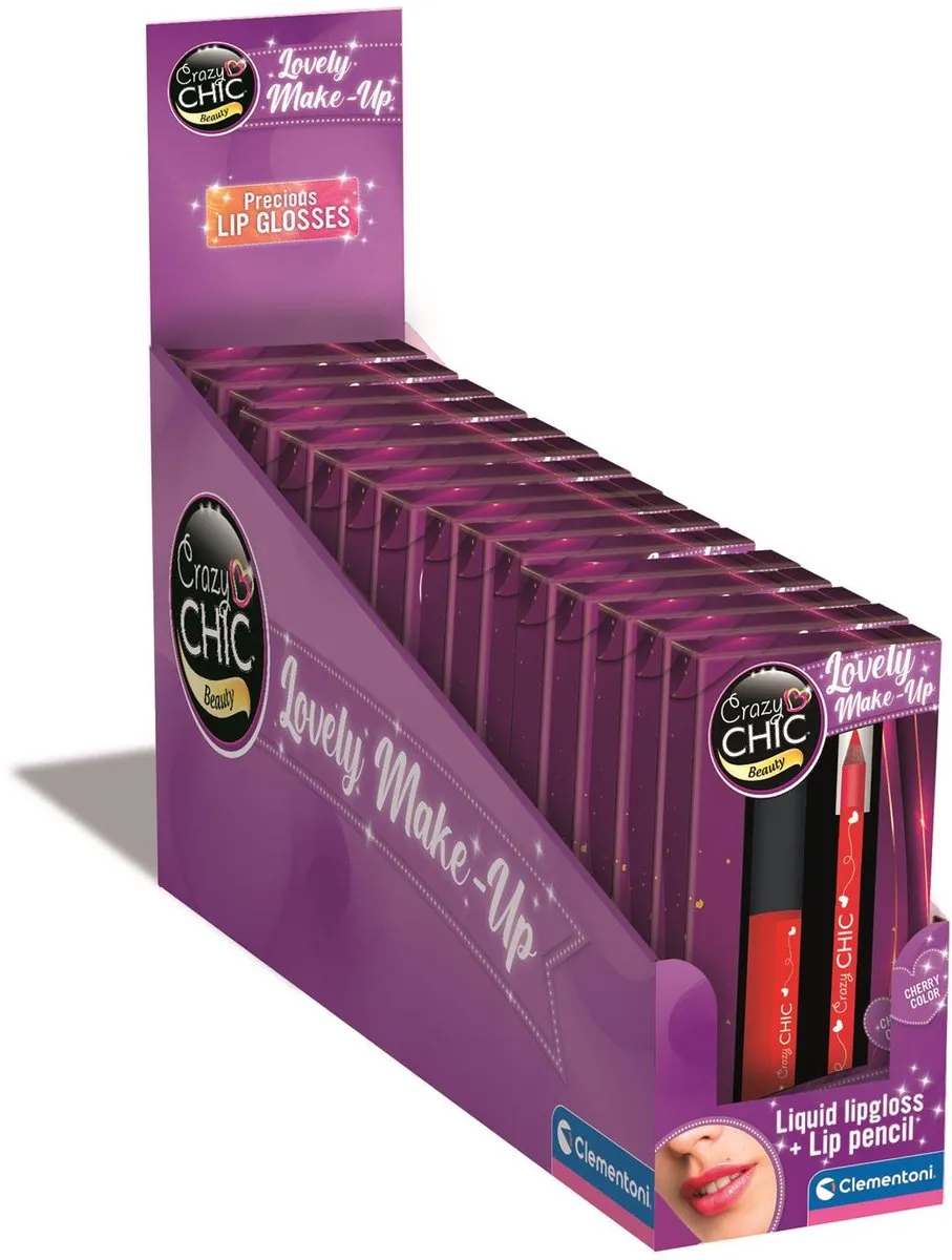Clementoni Cazy Chic Queen Lipgloss & Lippotlood - 250ml - Multicolor