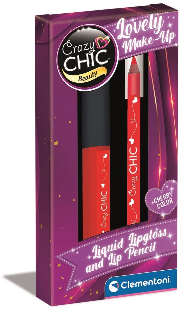 Clementoni Cazy Chic Queen Lipgloss & Lippotlood - 250ml - Multicolor