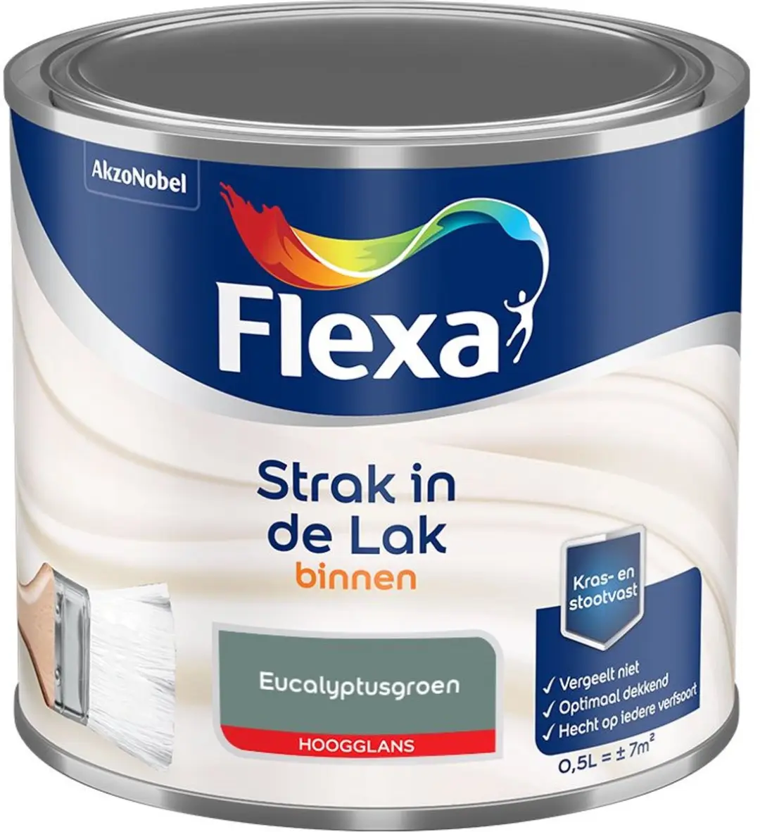 Flexa Strak Op De Muur Binnen Mat Mengverf 100% Kleisteen 2,5L