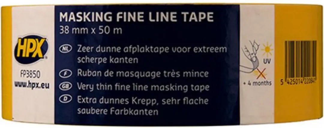 HPX Masking 4400 Fine Line - Oranje 38mm x 50m