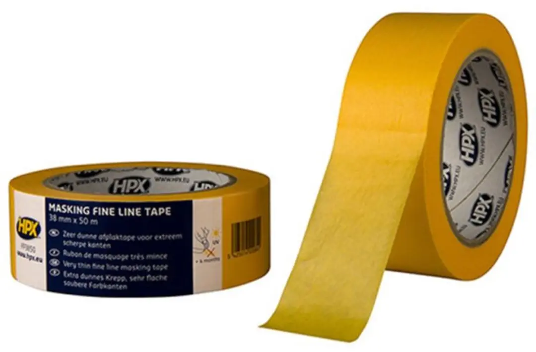 HPX Masking 4400 Fine Line - Oranje 38mm x 50m