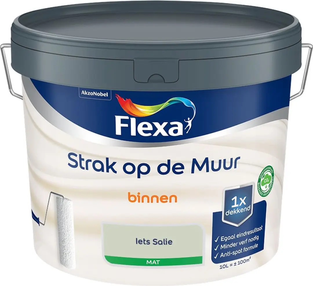 Flexa Strak Op De Muur Binnen Mat Mengverf 10L