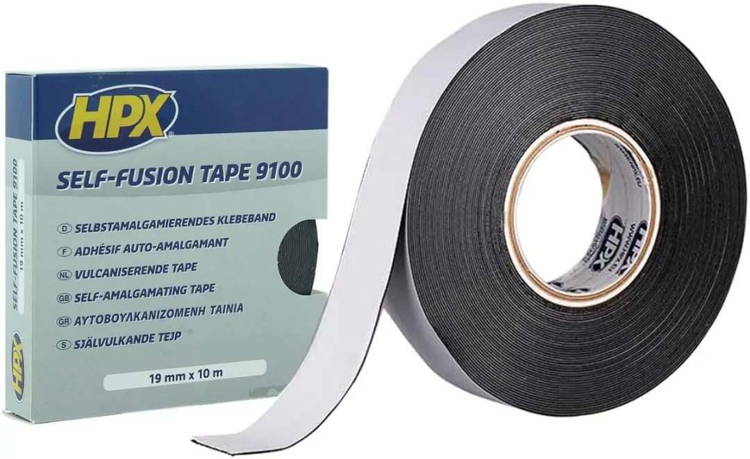 HPX Zelfvulkaniserende Tape 19mm x 10m - Zwart
