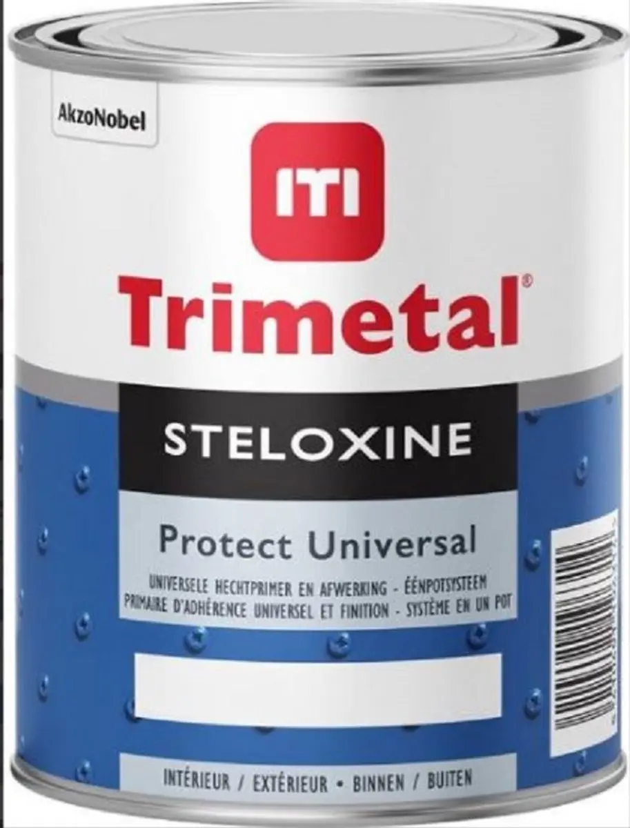 Trimetal Steloxine Protect Universal Metaalverf 1L - RAL 9010