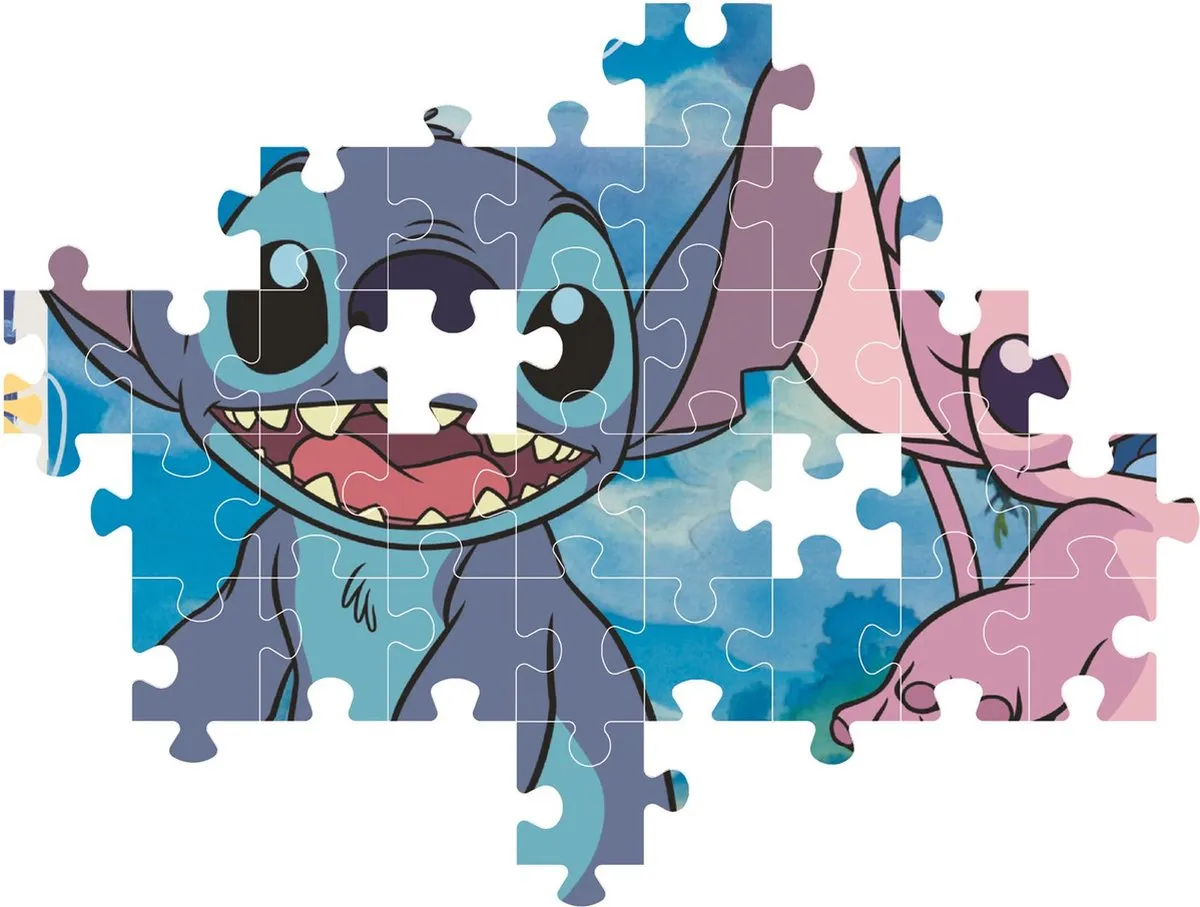 Clementoni Disney Stitch & Angel Puzzel 104 Stuks
