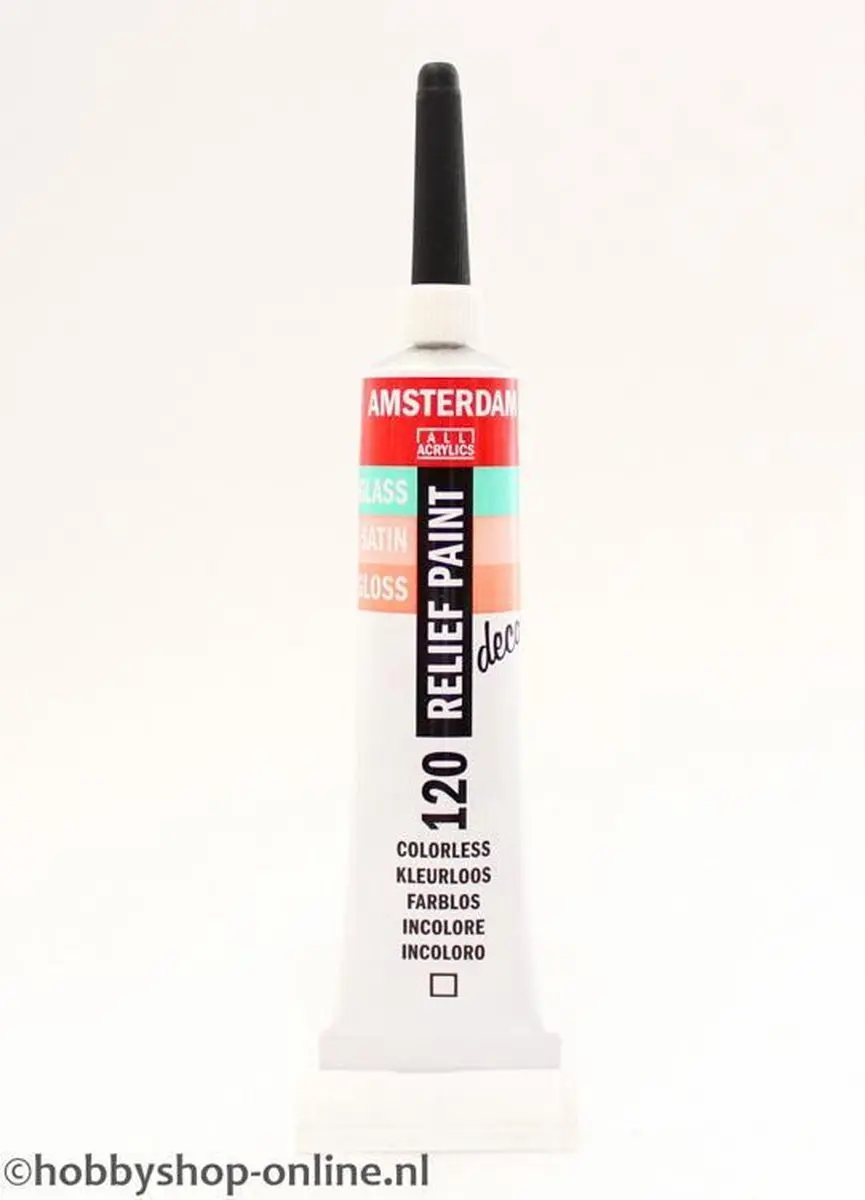 Royal Talens Relief Paint 120 Kleurloos 20ml - afbeelding 6 van 6