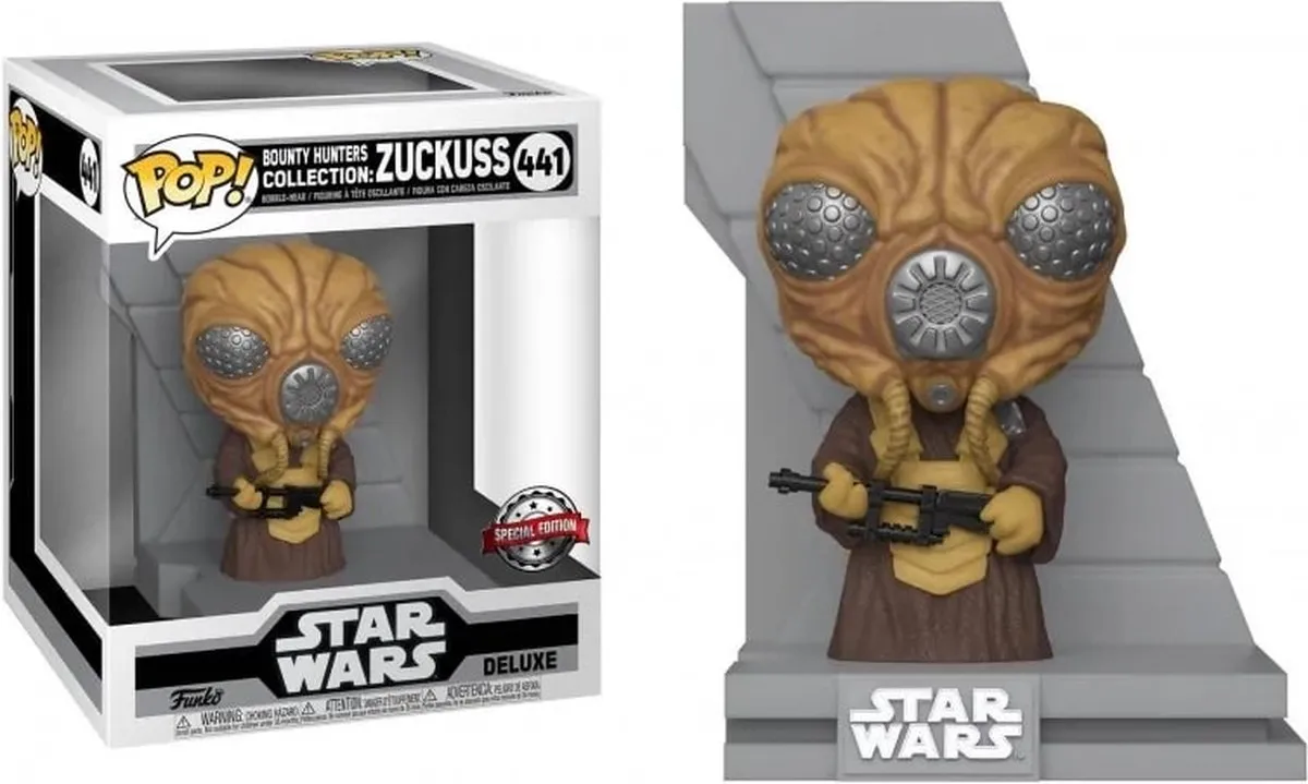 Funko Star Wars Bounty Hunter POP! Deluxe Zuckuss 9cm