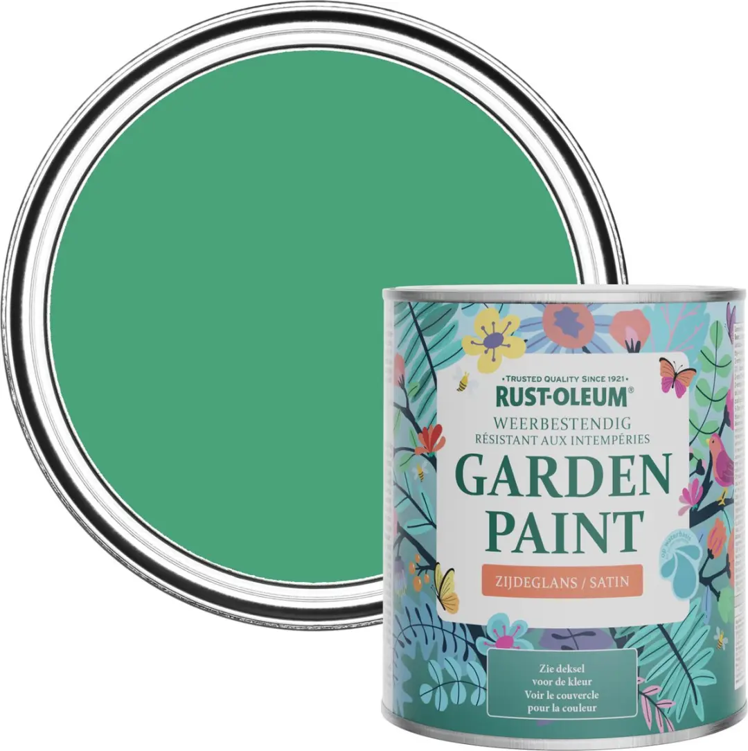 Rust-Oleum Groen Tuinverf Zijdeglans 750ml