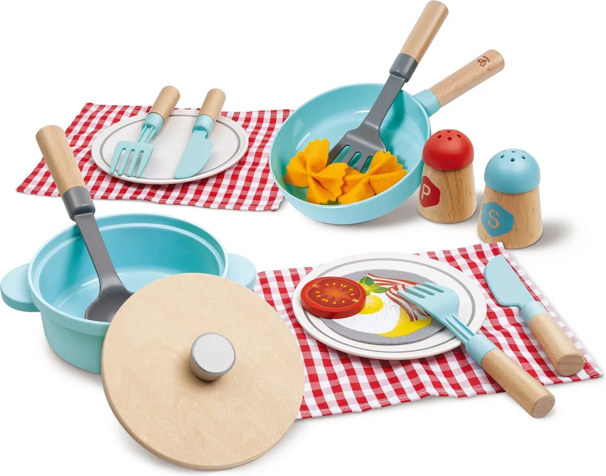 Hape Kook en Serveer Set Multicolor