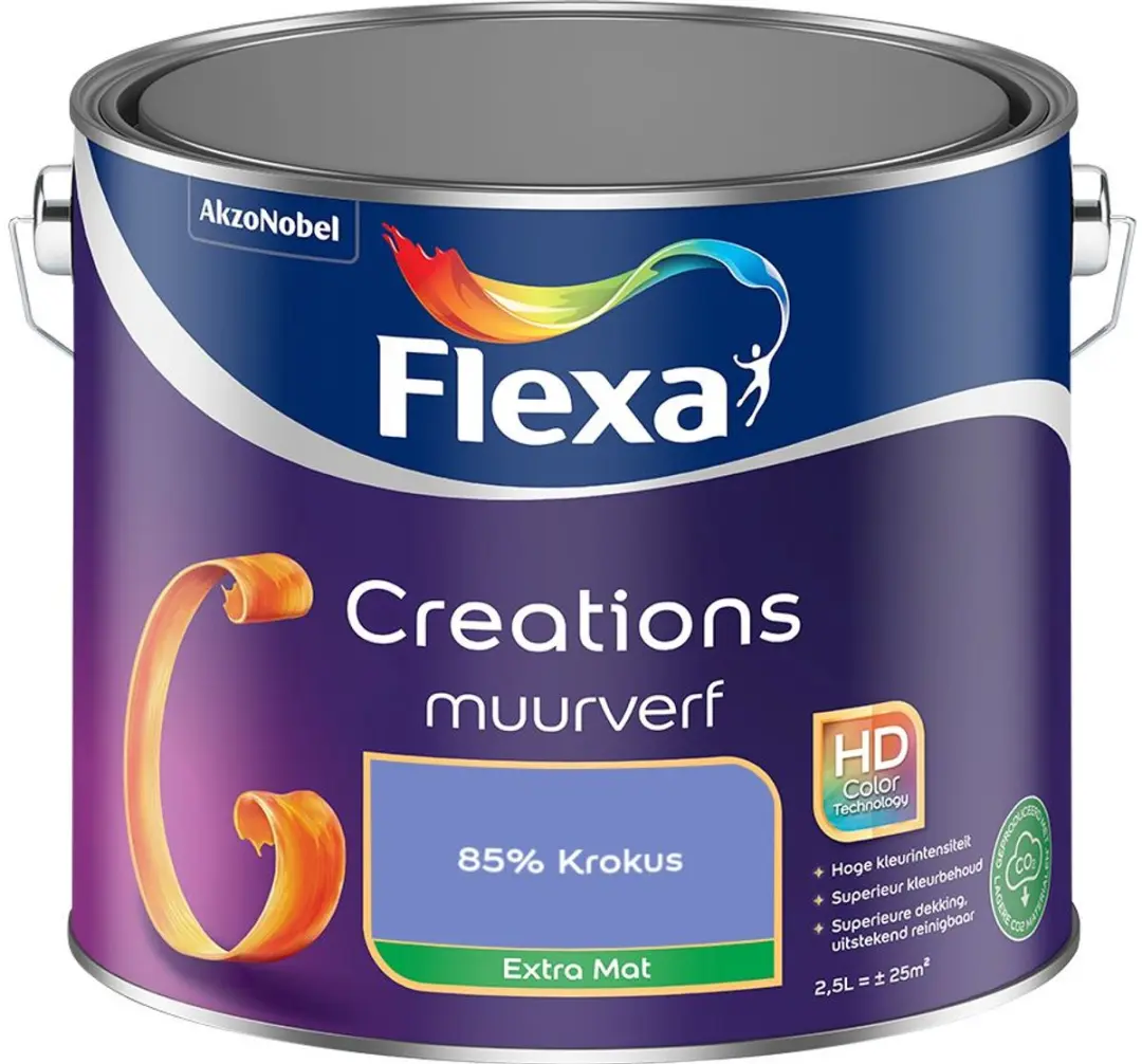 Flexa Creations Muurverf Extra Mat 85% Krokus - 2,5L