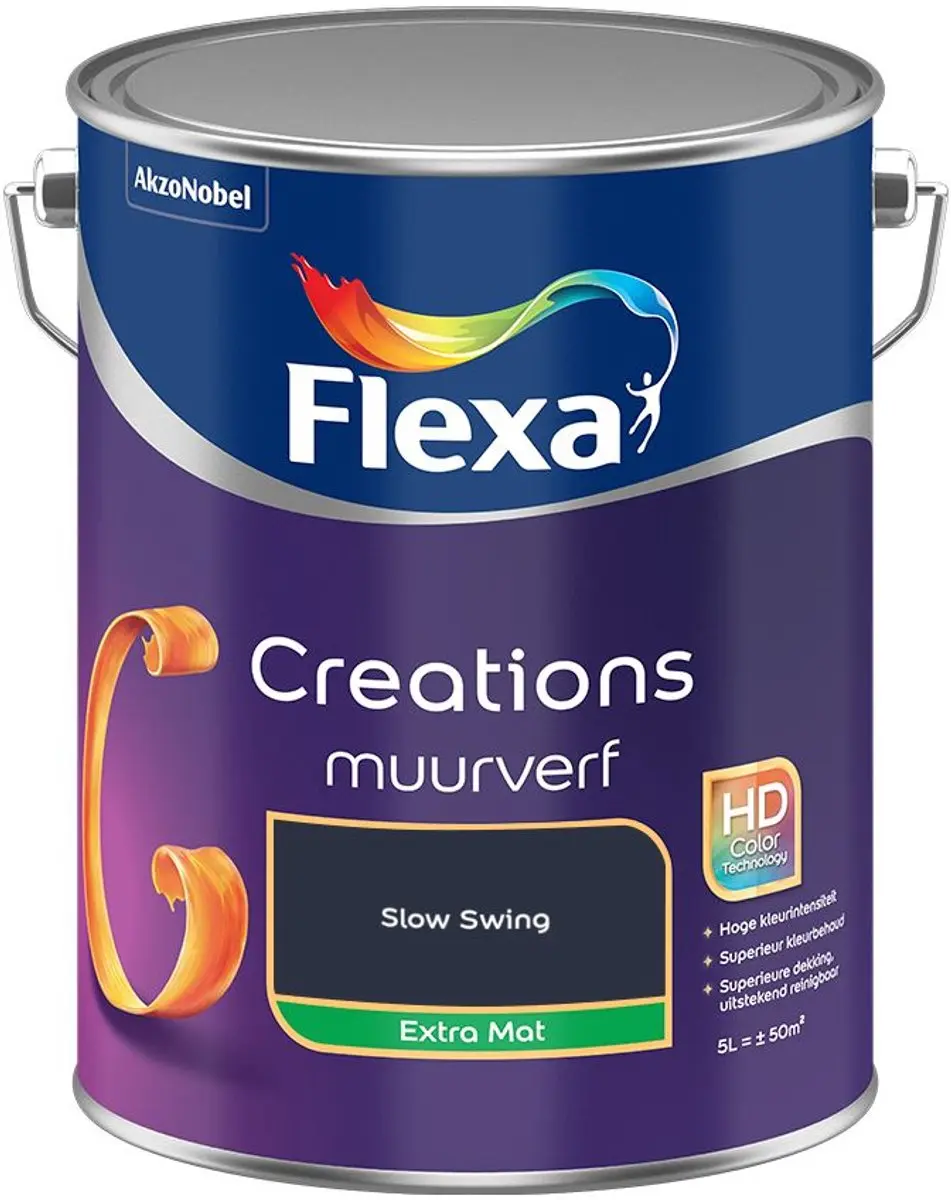 Flexa Creations Muurverf Extra Mat Slow Swing - 5L