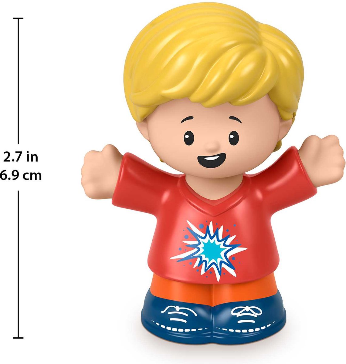 Fisher-Price Little People Eddie, 1 jaar, Meerkleurig