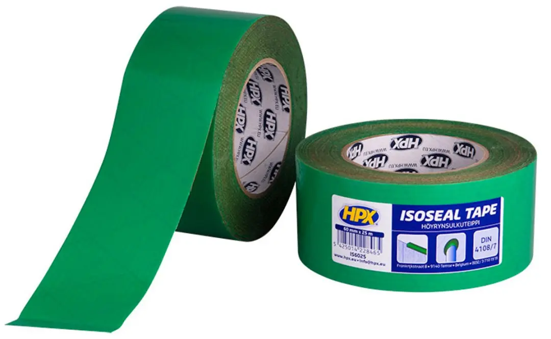 HPX PE Filmtape Groen 60mm x 25m