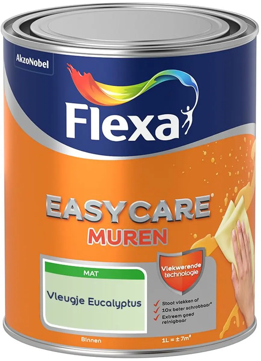 Flexa Easycare Muren Vleugje Eucalyptus Mengverf 1L