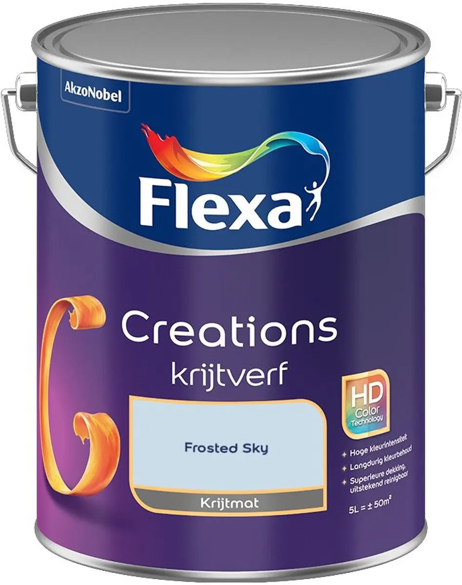 Flexa Creations Muurverf Frosted Sky