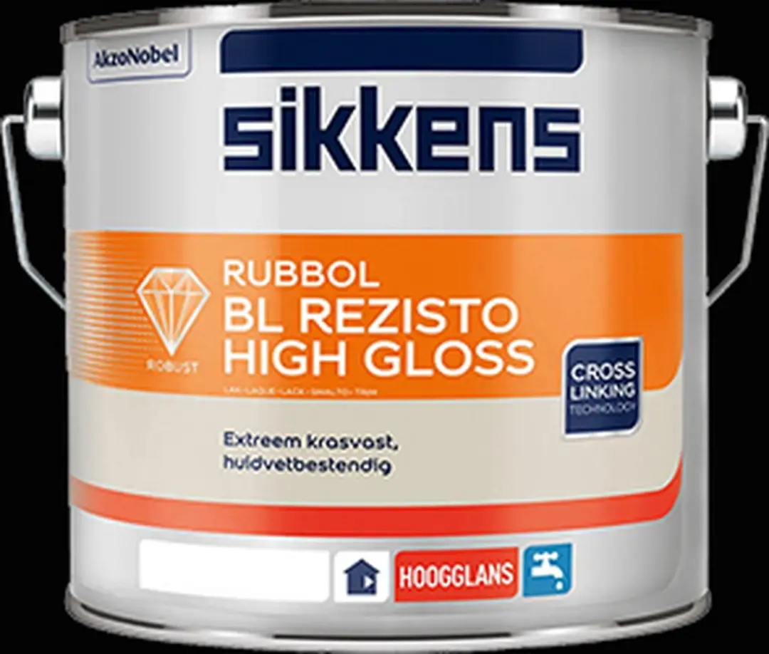 Sikkens Rubbol BL Rezisto High Gloss Ral 9005 Lakverf 5L