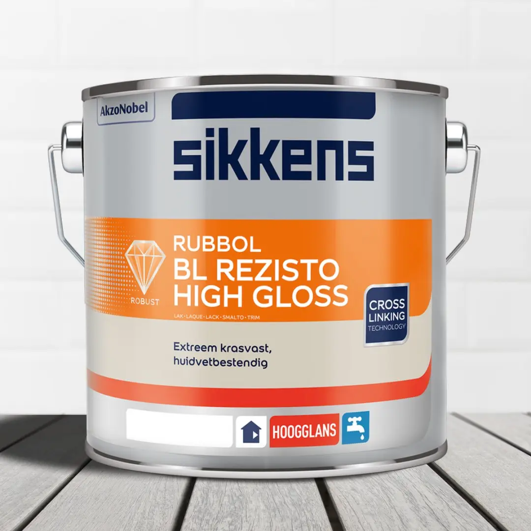 Sikkens Rubbol BL Rezisto High Gloss Ral 9005 Lakverf 5L
