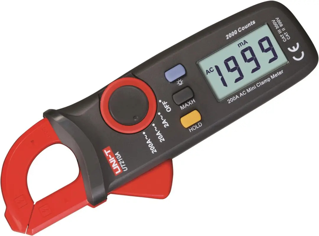 UNI-T UT210A Digitale Stroomtang - Rood/Zwart