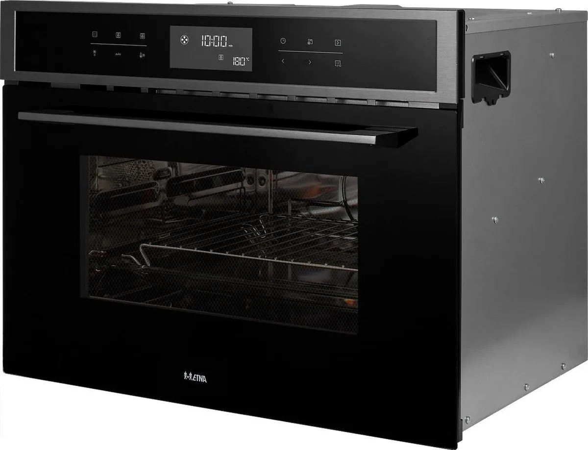 Etna CM644Ti Inbouw Combinemagnetron 900W - Zwart