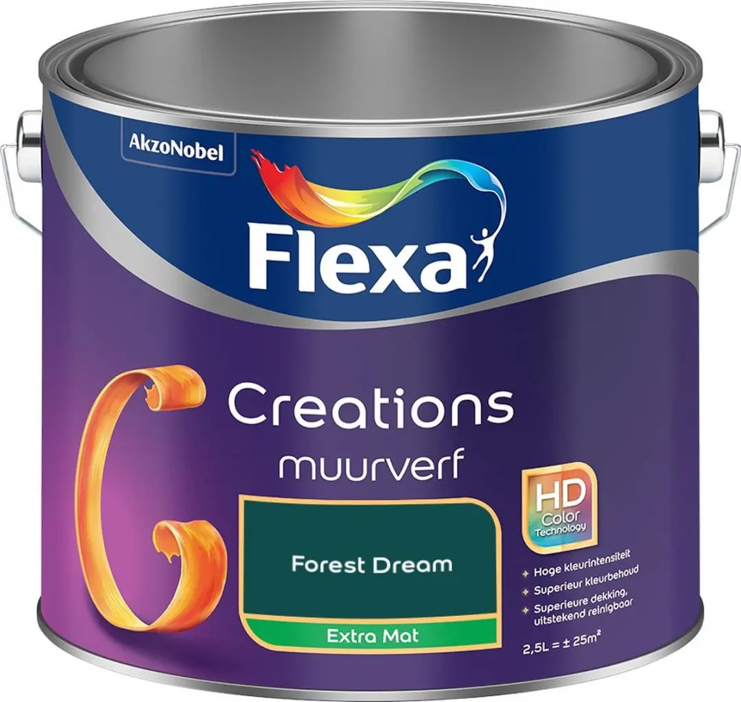 Flexa Creations Muurverf Extra Mat Forest Dream 2,5L