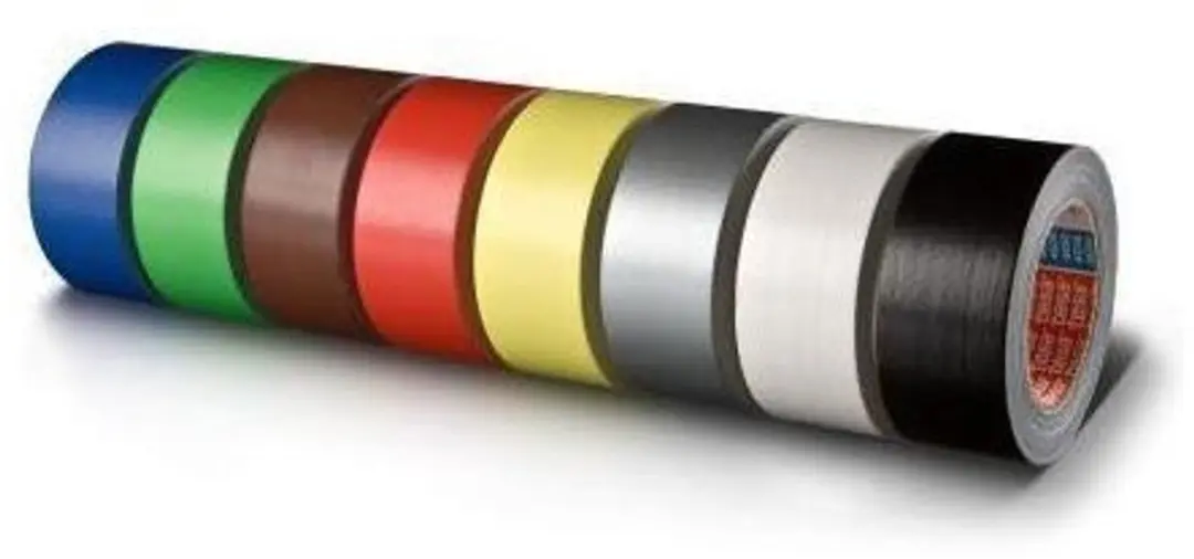 Tesa Standaard Textieltape Geel 50mm x 25m