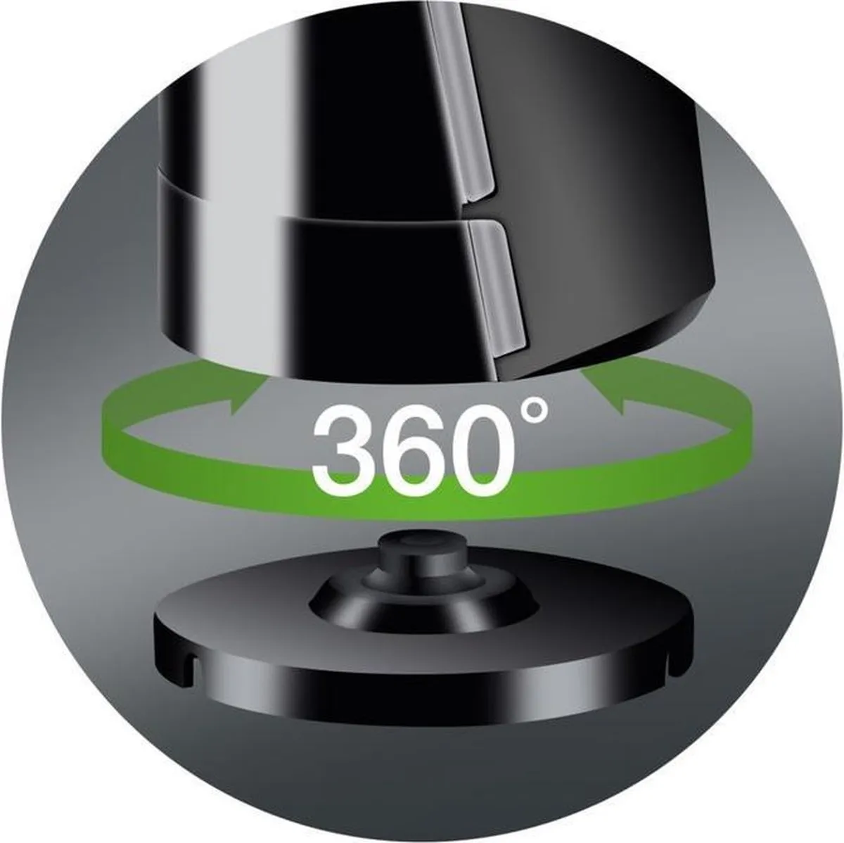 Braun AquaExpress WK 300 Waterkoker - 1.6L - 2200W - Zwart