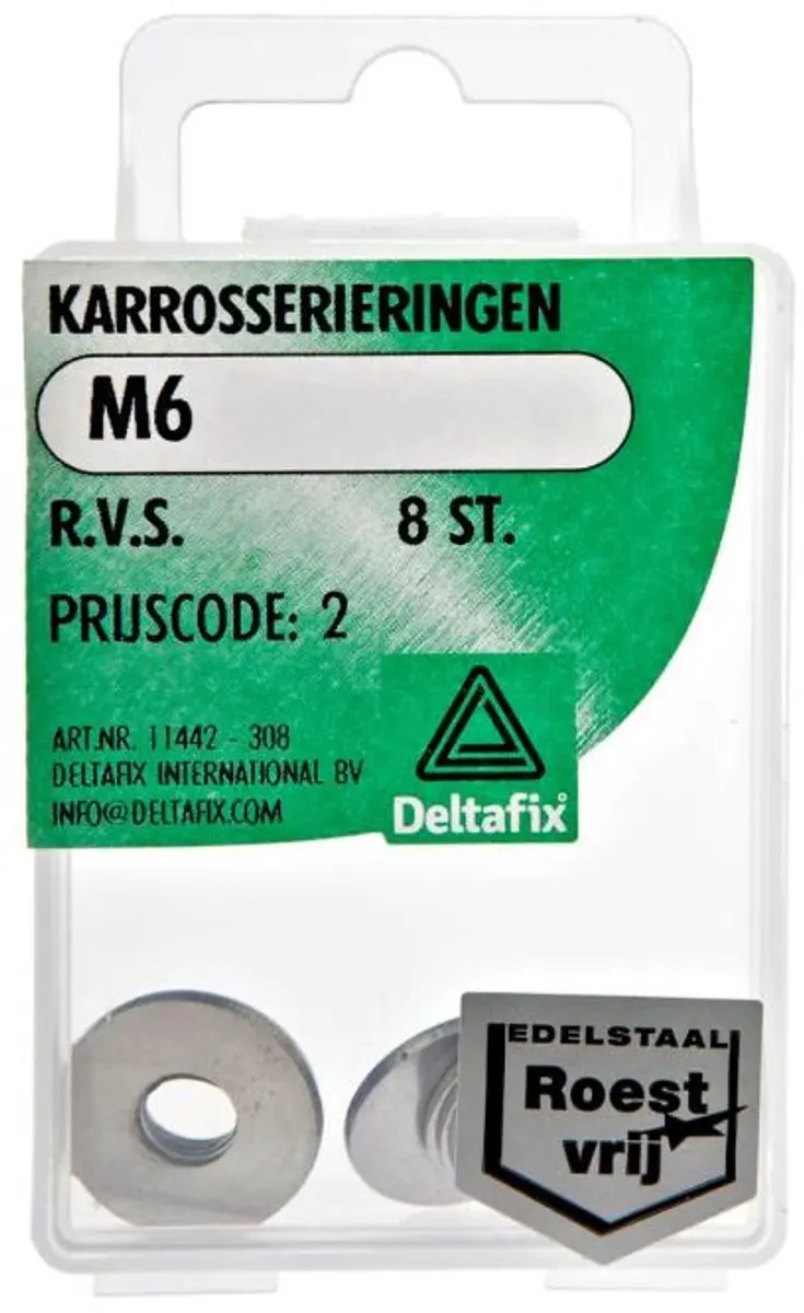 Deltafix Carrosseringsring M10x30 RVS