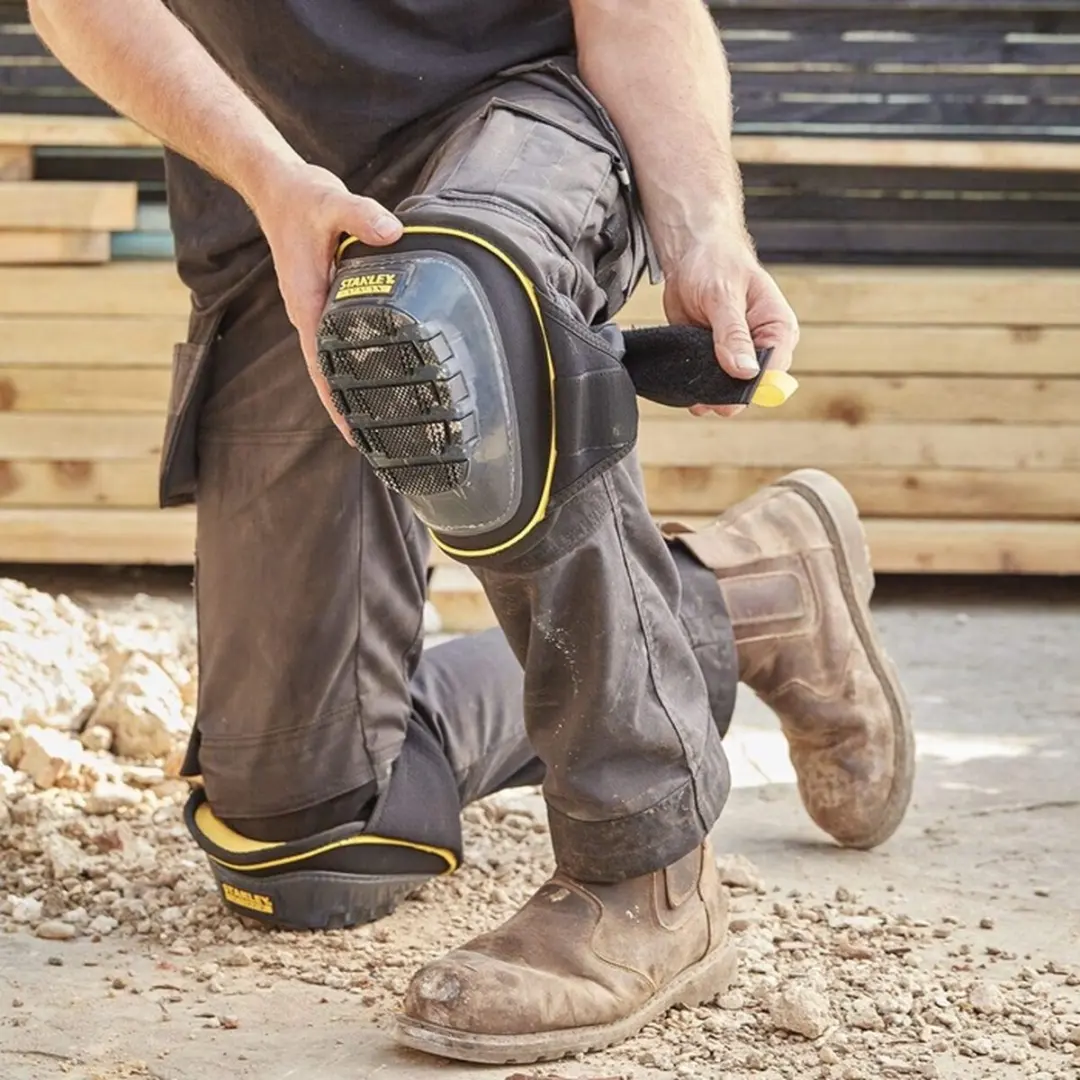 Stanley Fatmax Gel Gevulde Kniebeschermers - 2 Stuks - Geel