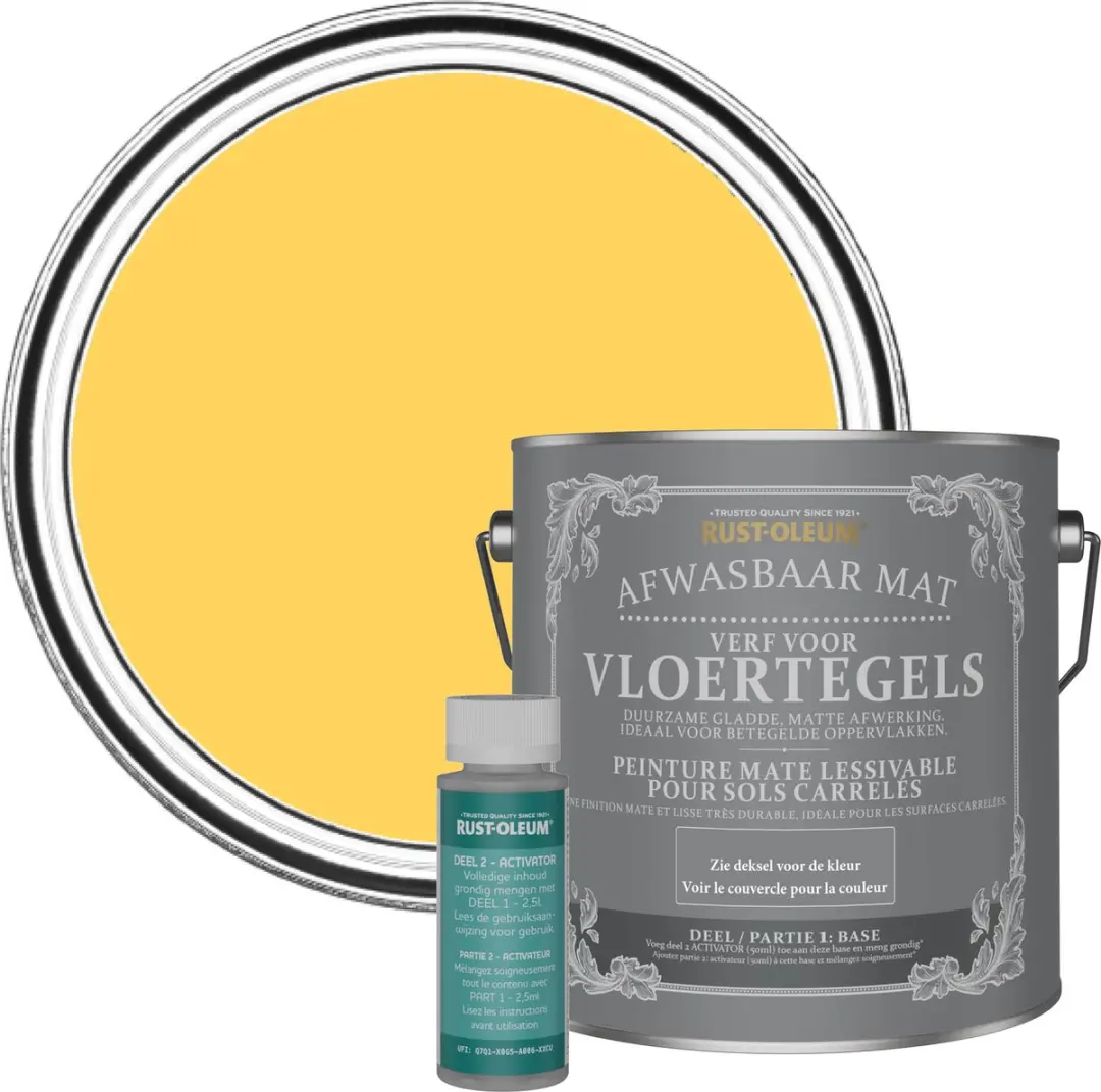 Rust-Oleum Citroengelei Vloertegelverf 2,5L