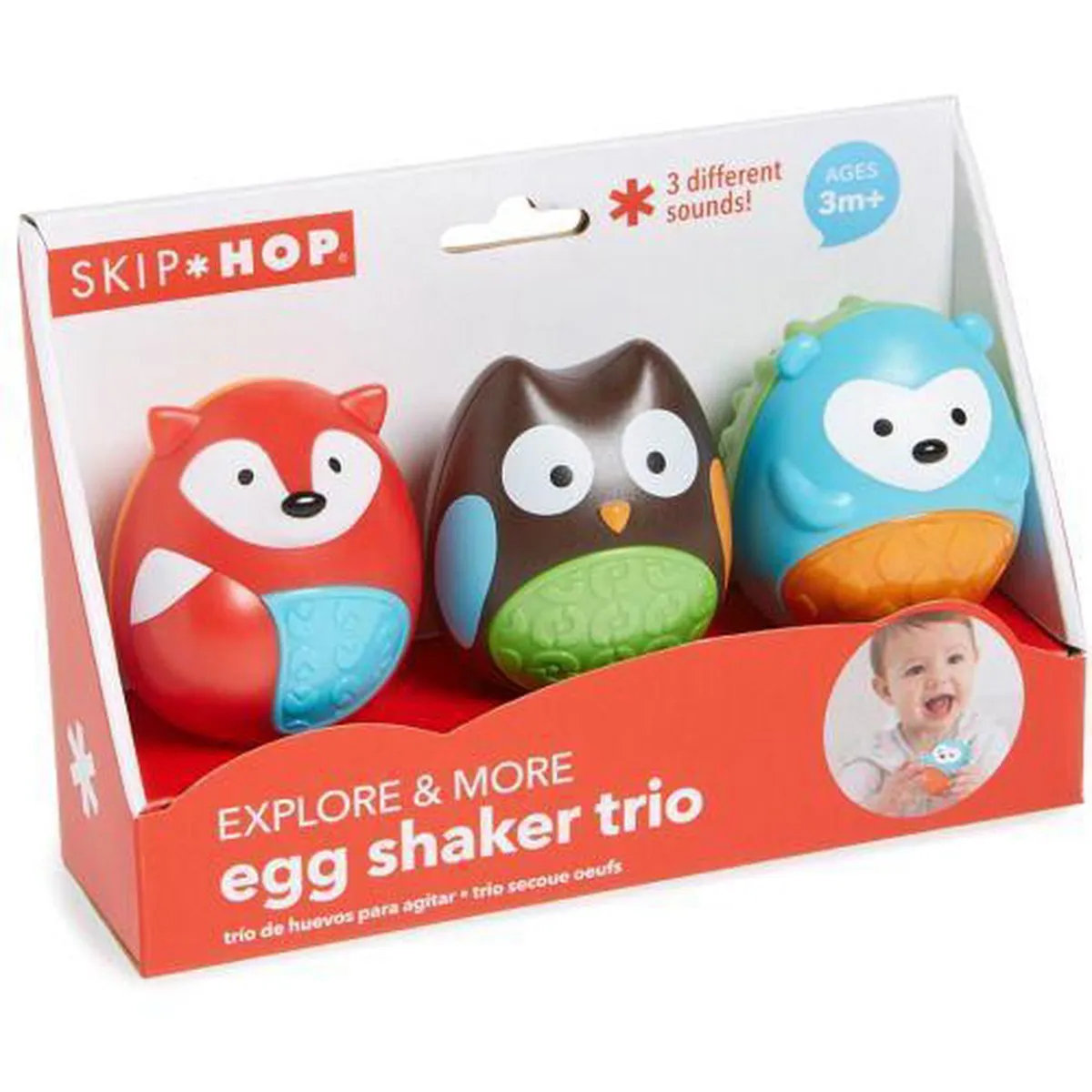 Skip Hop Egg Shaker Trio Rammelaars - Multi