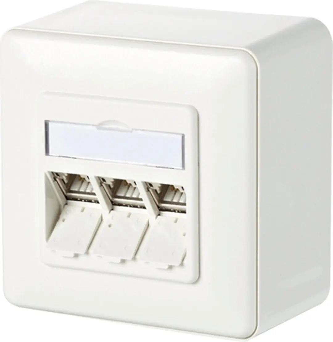 Metz Connect 130B11D30002-E Netwerkdoos Opbouw CAT 6A