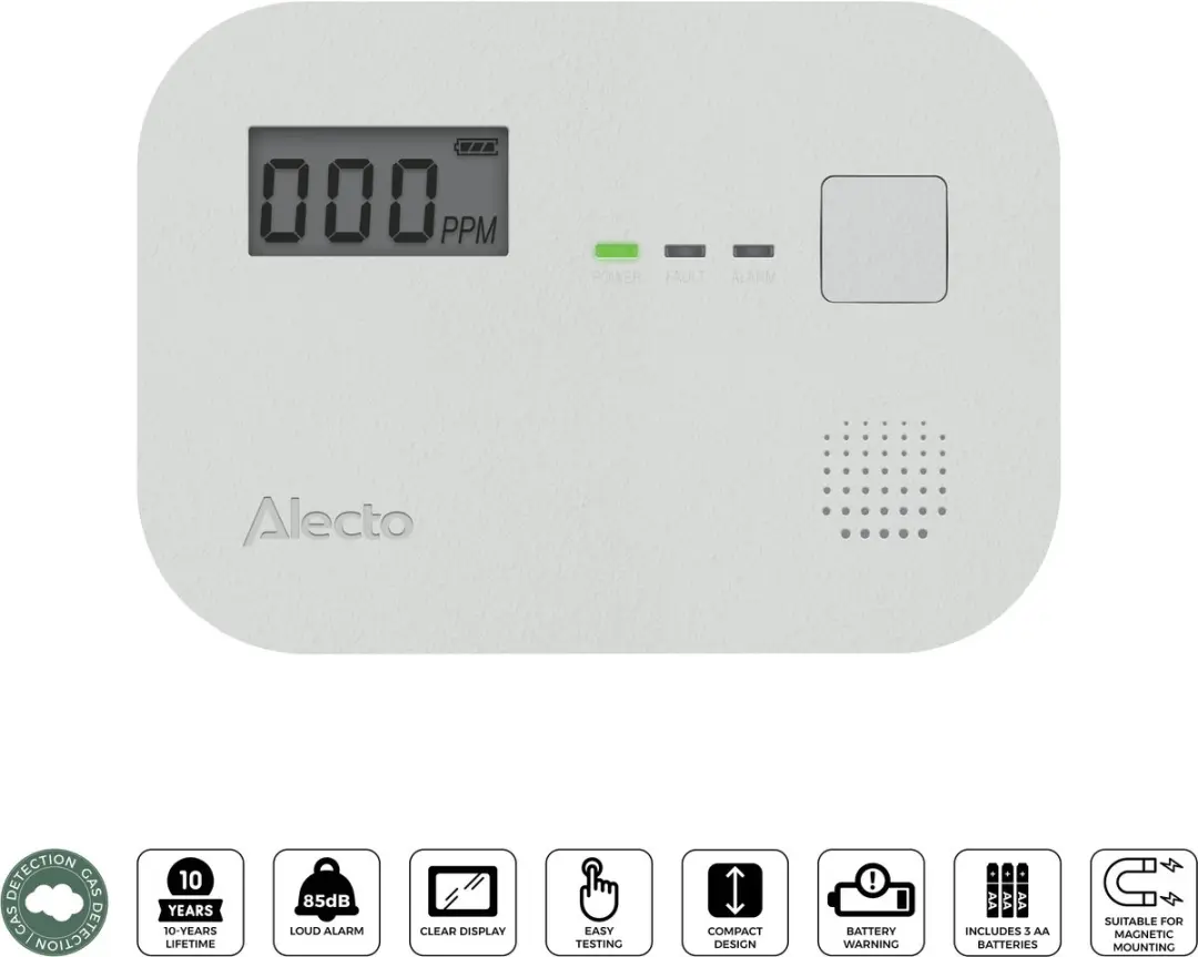 Alecto SD110 Rookmelder - Wit - afbeelding 6 van 6