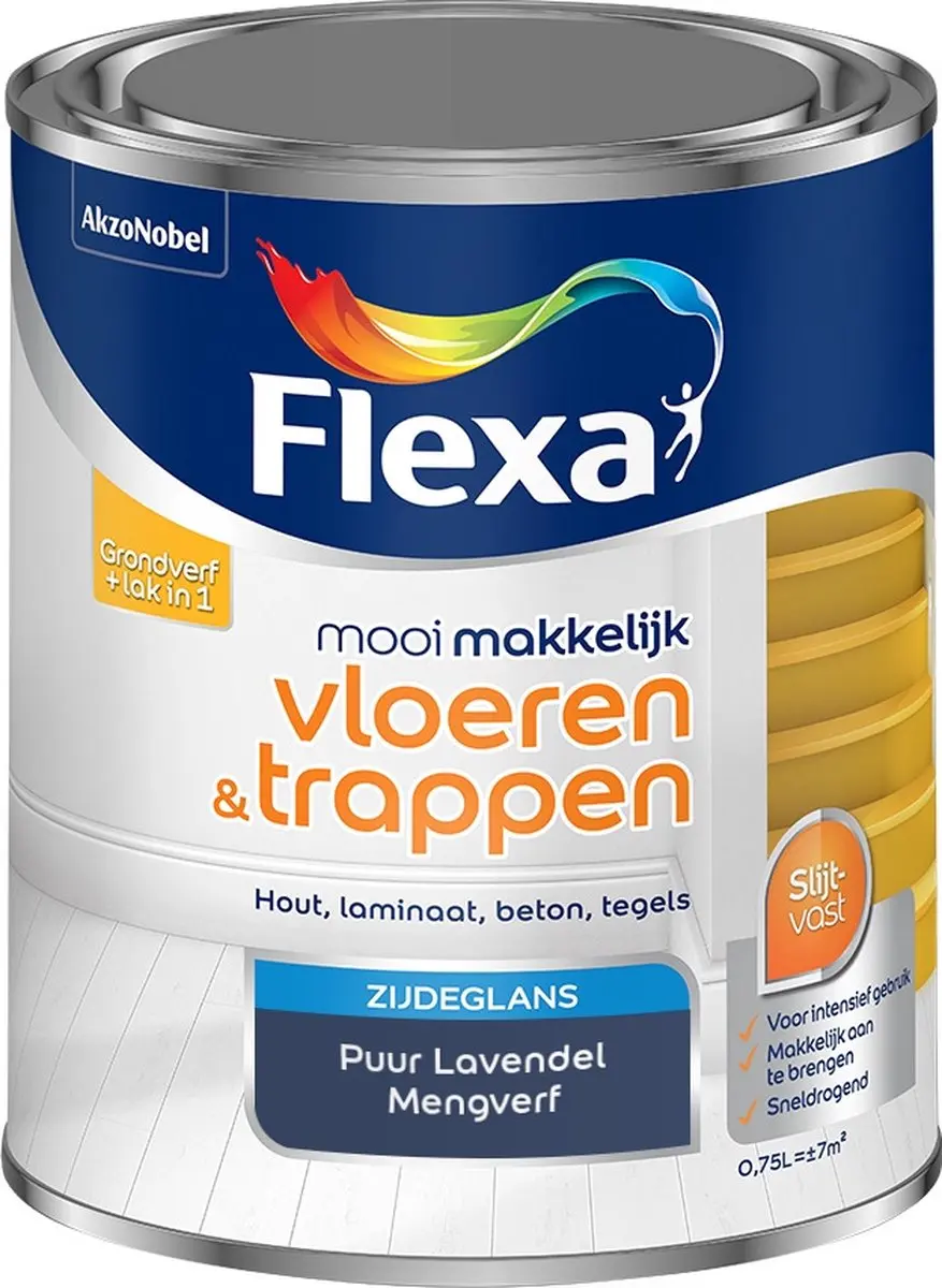 Flexa Mengverf Puur Lavendel 750ml - o.a. hout/steen