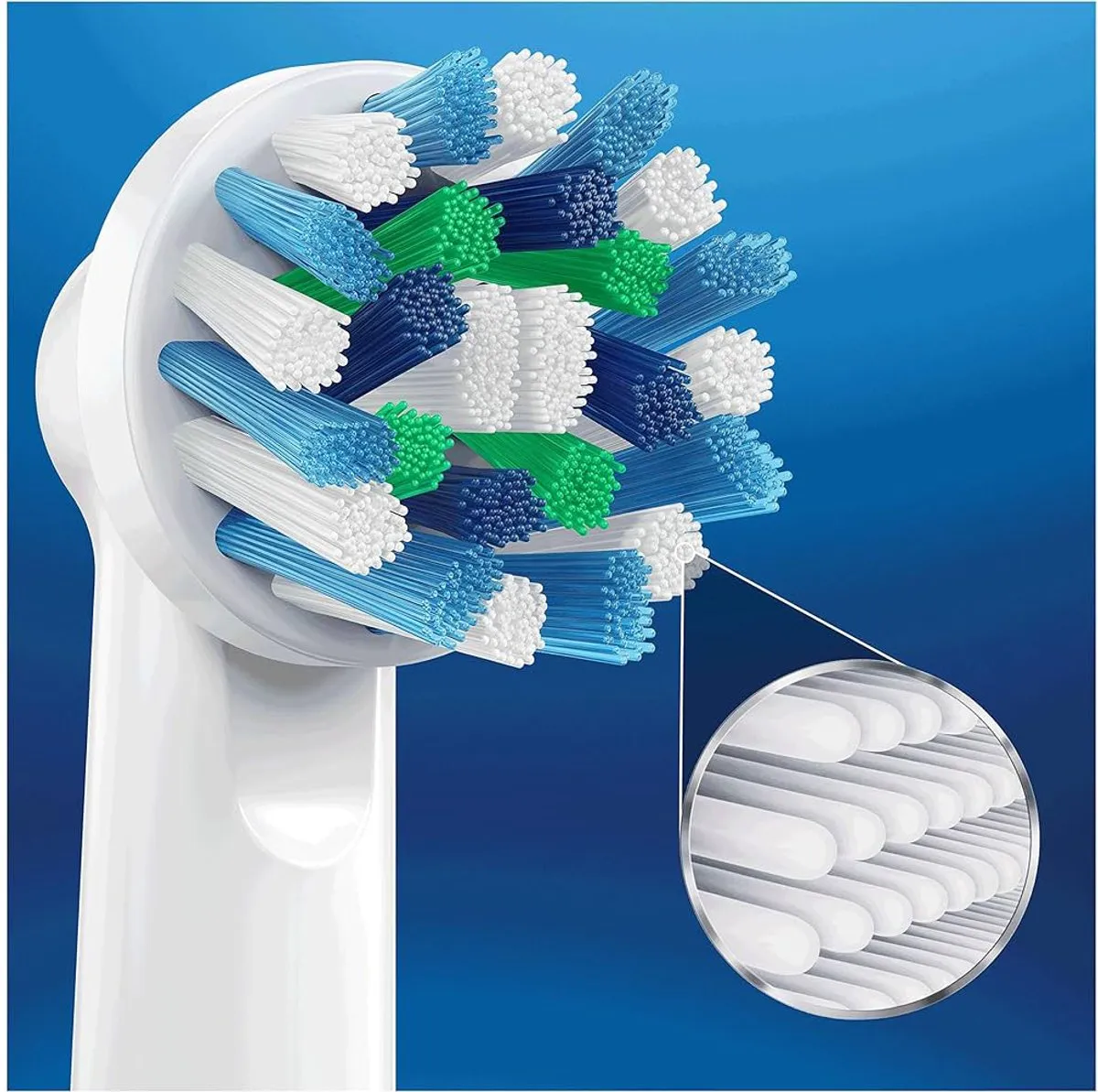 Oral-B Cross Action CleanMaximiser Opzetborstels 2 Stuks - Wit