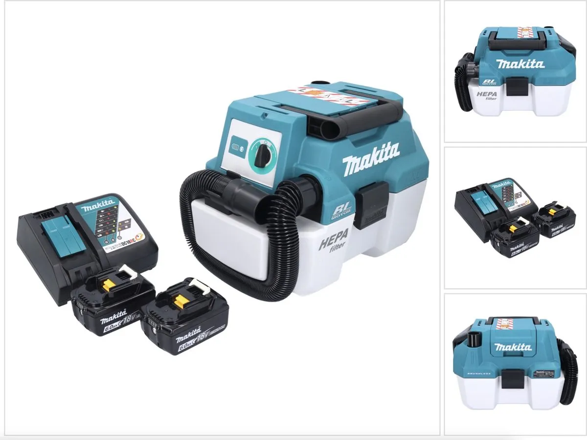 Makita DVC750LZ Accustofzuiger LXT 18V