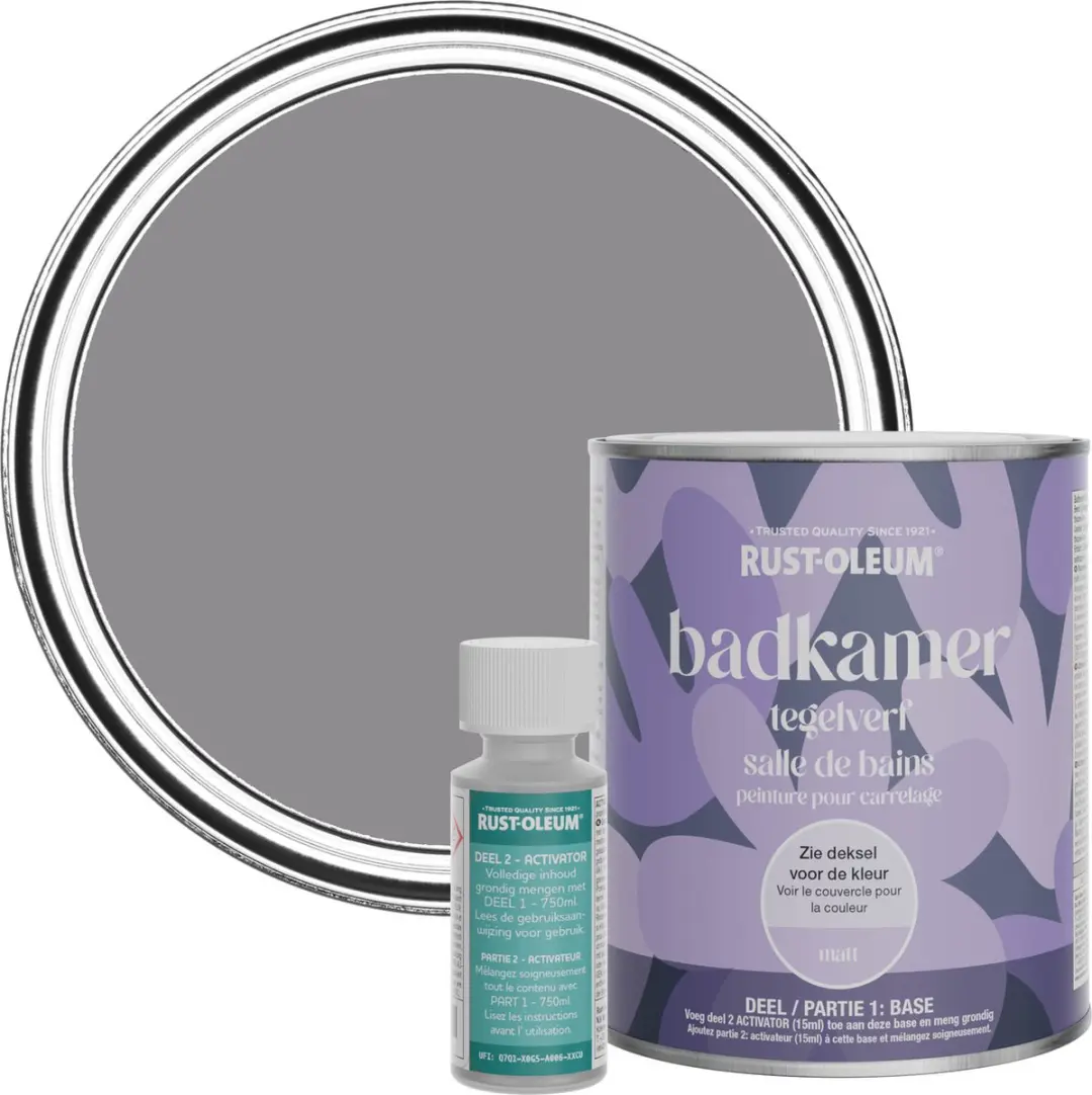 Rust-Oleum Paars Badkamer Tegelverf Matt Iris 750ml