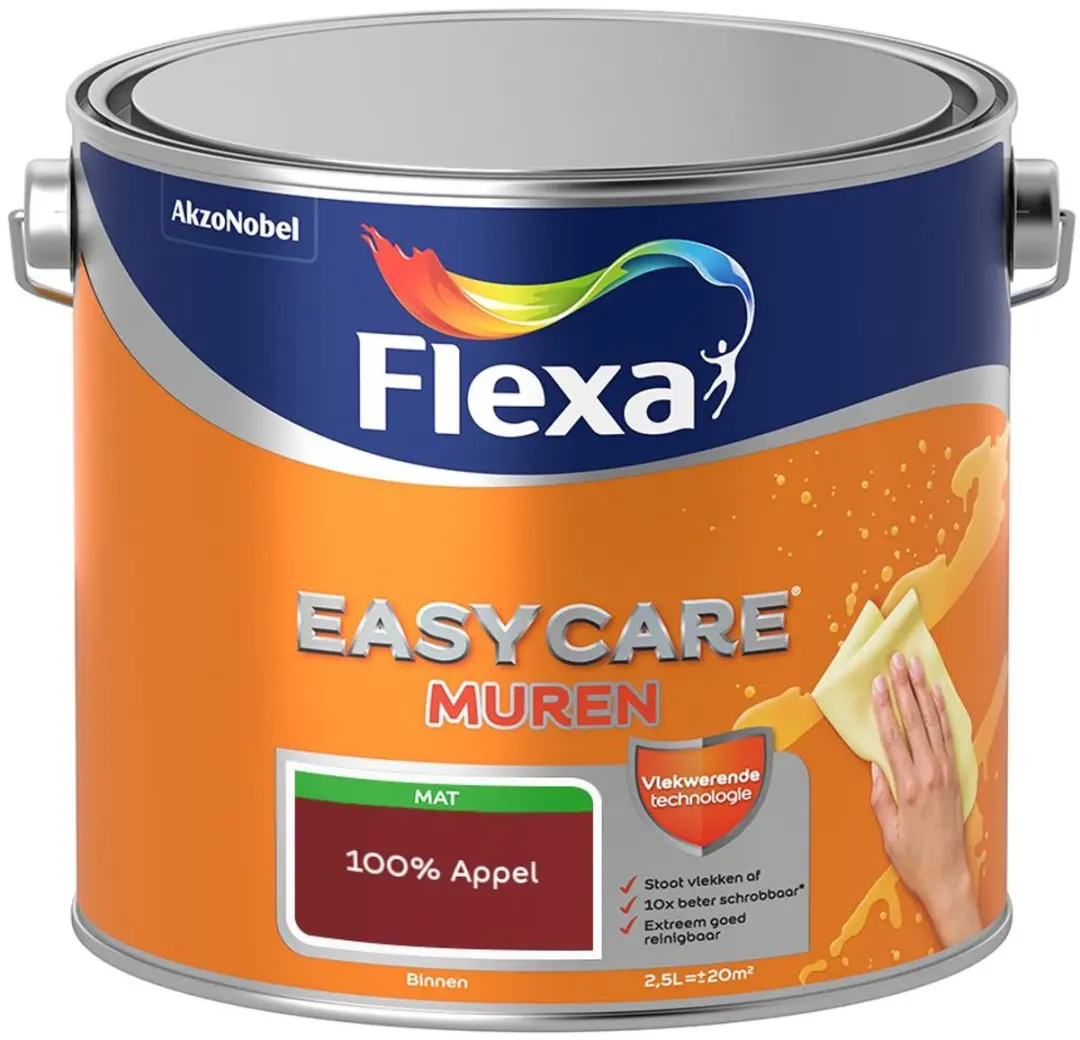 Flexa Easycare Murenverf 100% Appel - 2,5L
