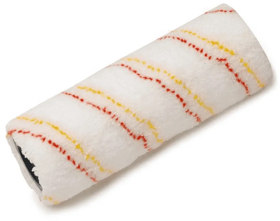ProGold Verfrol Microfibre 18cm - Wit/Rood/Geel