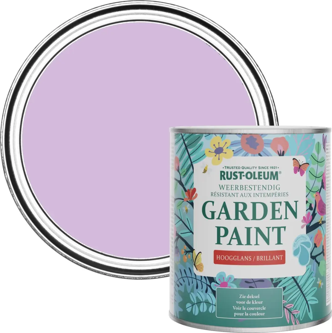 Rust-Oleum Paars Tuinverf Hoogglans Macaron 750ml