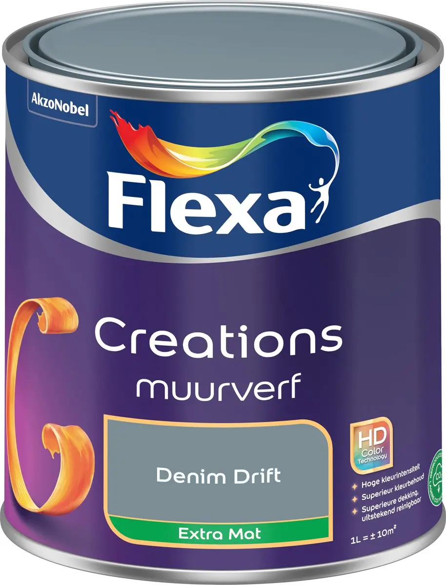 Flexa Creations Muurverf Extra Mat Denim Drift - 1L