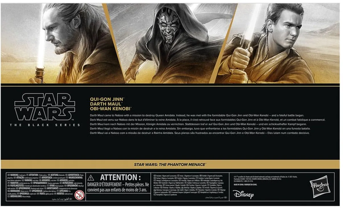 Hasbro Star Wars Episode I Black Series Action Figure 3-Pack - 15cm