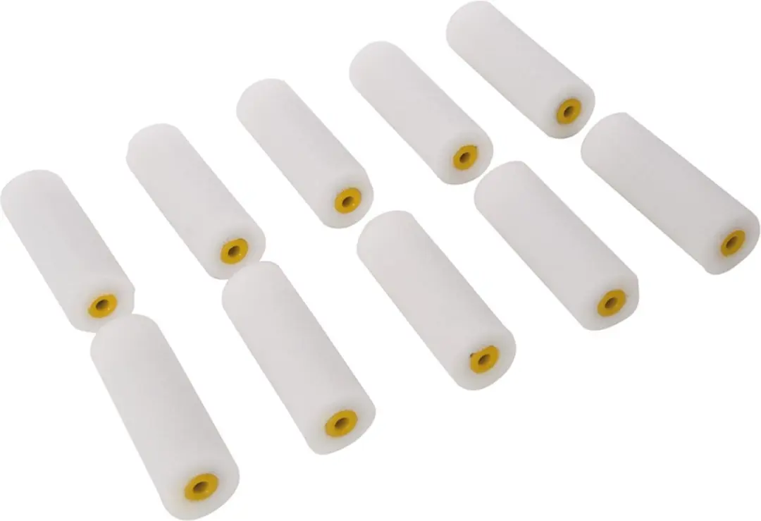 Silverline Mini Verfrollers 100mm - 10 Stuks