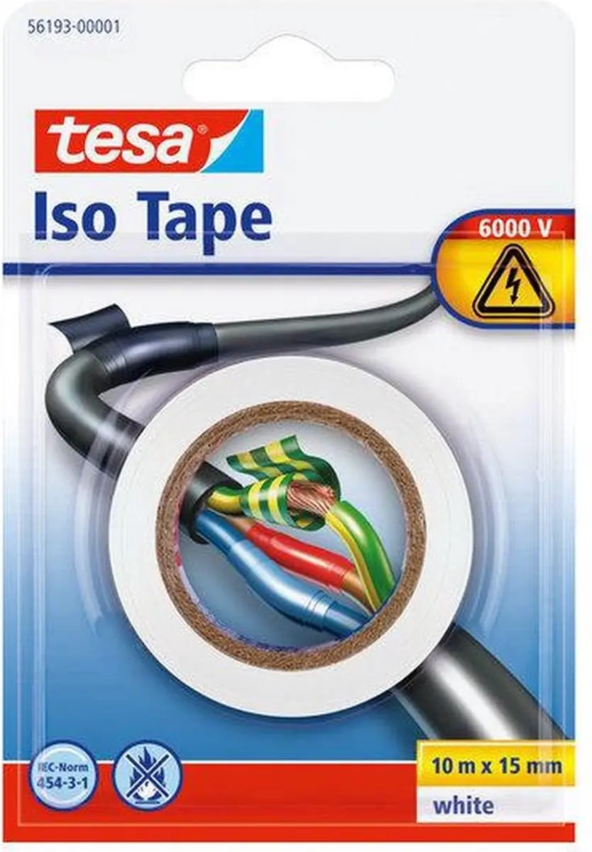 Tesa Isolatietape Wit 10m