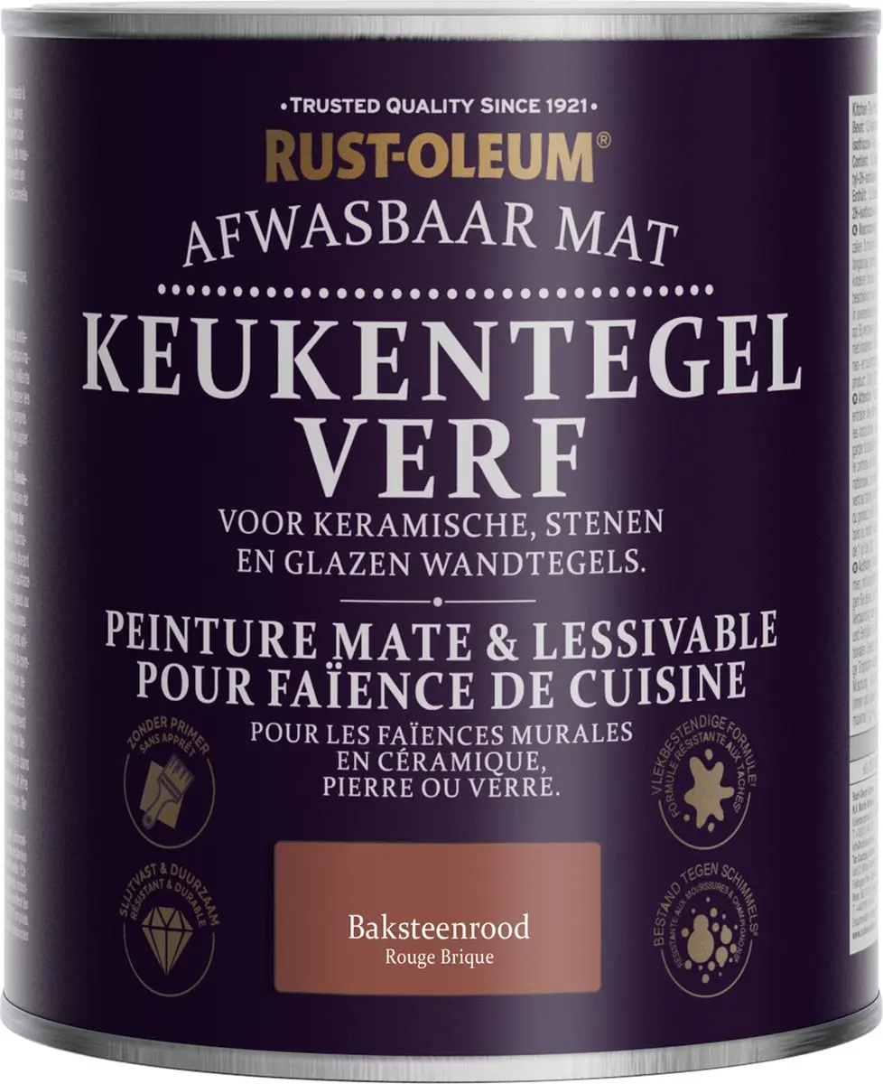 Rust-Oleum Baksteenrood Verf 750ml
